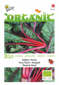 Biologische Snijbiet Rhubard Chard