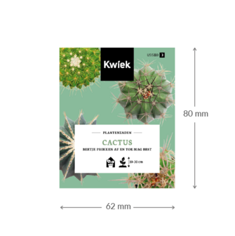 Cactus zaden -  Kwiek Uitdeel zakjes