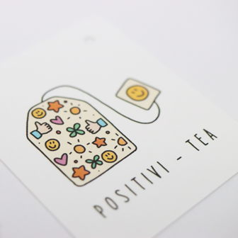 Label - &#039;Positivi-tea&#039;