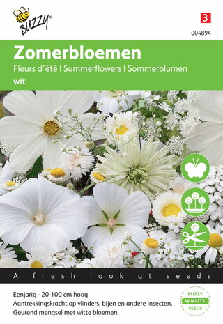 Zomerbloemen Witte Tinten zaden