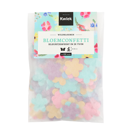 Kwiek BloemConfetti - circa 250 stuks 