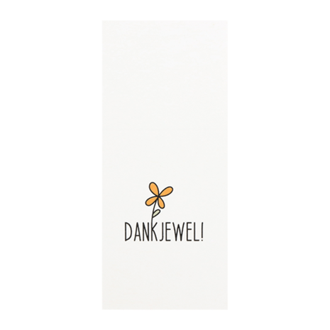 Dankjewel - Bloembollen in kraft stazakje