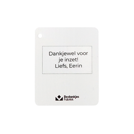 Leuk dat je er bij was! - Thee in linnenzakje // Eef